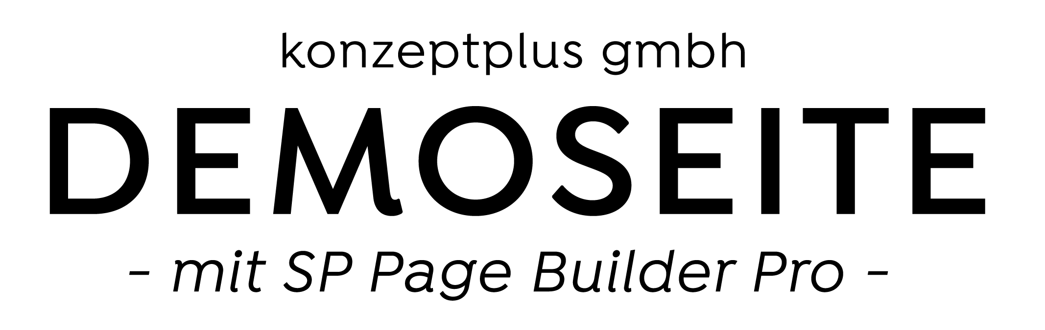 DEMO-Seite der konzeptplus gmbh